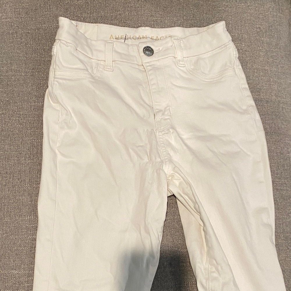 American Eagle Outfitters Women's Skinny Jeans - Cream